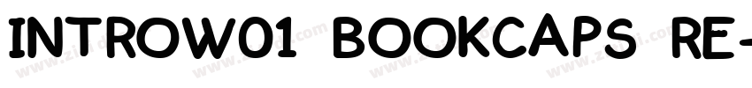 IntroW01 BookCaps Re字体转换